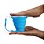 Kit 3 Copos De Silicone Retrátil Com Tampa 270ml - Imagem 3