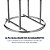 Organizador Porta Copos Descartáveis 50/80ml Aço Cromado - Imagem 3