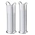 Kit 2 Organizador Porta Copos Descartáveis 50/80ml 200ml Aço - Imagem 1