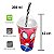 Kit 2 Copos Homem Aranha Spidey 280ml Com Tampa E Canudo - Imagem 2