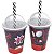 Kit 2 Copos Homem Aranha Spidey 280ml Com Tampa E Canudo - Imagem 8