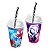 Kit 2 Copos Homem Aranha Spidey 280ml Com Tampa E Canudo - Imagem 1