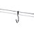 Suporte Utensilios Barra Piatina 80 Cm + 6 Ganchos - Imagem 4