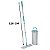Mop Lava E Seca Fit 5 Litros Mop6088 Flash Limp Verde Cinza - Imagem 7