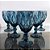 Conjunto 2 Taça Diamante Copo Vidro Azul 340ml - Imagem 7
