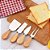 Kit Petisqueira + Utensílios Para Queijo + Jogo 4 Espátulas - Imagem 3