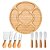 Kit Petisqueira + Utensílios Para Queijo + Jogo 4 Espátulas - Imagem 1