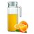 Kit 2 Jarras Vidro De 1 Litro Para Agua Suco Geledeira Mesa - Imagem 2