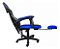Cadeira Gamer Reclinável Rocket Preta Com Azul Vinik - Imagem 3