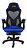 Cadeira Gamer Reclinável Rocket Preta Com Azul Vinik - Imagem 1