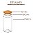 Kit 2 Pote Hermético Tampa De Bambu 340ml Quadrado - Imagem 4