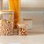 Kit 4 Pote Hermético Tampa De Bambu Natural 150ml - Imagem 2
