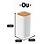 Kit 2 Pote Hermético Organizador Keep 340ml - Branco - Imagem 5