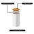 Kit 2 Pote Hermético Organizador Keep 340ml - Branco - Imagem 4