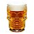4 Caneca Caveira Rock Chopp Cerveja Vidro 510ml Grande - Imagem 3