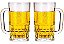 Caneca Chopp Vidro Resistente 360ml Bar Casa Transparente - Imagem 3