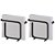 Conjunto 2 Suporte Porta Guardanapo Luxo Onix - Future - Imagem 1