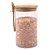 Pote Hermético Mantimentos Vidro Tampa De Bambu 600ml - Imagem 1