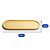 Petisqueira Bandeja Oval 33cm + 3 Pote Bambu Com Colher - Imagem 7