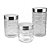 Conjunto Potes Porta Mantimentos C/ Tampa Inox 3 Unidades - Imagem 8