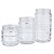 Conjunto 6 Potes Porta Mantimentos C/ Tampa Inox - Imagem 3