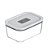 Pote Vidro Hermético 370ml Fresh Lock Válvula Branco - Imagem 1