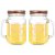 Kit 2 Caneca Bebida Caipirinha Whisky Gin Vintage Retro Com Canudo - Imagem 1