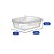 Kit 2 Pote Hermético Vidro Borosslicato Vedado 1040ml 640ml - Imagem 8