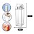 Kit 2 Garrafa Bebida Transparente Creative 1000ml Suco Agua - Imagem 7