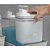 Conjunto 2 Dispenser 2,3l 1,5lorganizador Lavanderia Para Sabão Amaciante - Imagem 3