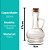 Kit 2 Galheteiro Azeite Ou Vinagre Em Vidro E Bambu 300 Ml - Imagem 6