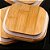 Kit 2 Pote Hermético Vidro Tampa De Bambu Com Colher 1500ml - Imagem 6