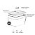 Kit Potes Vidro Hermético 4 Unidades Forno Freezer Airfryer - Imagem 5