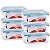 6 Potes Vidro Retangular Hermético 370ml - Quality House - Imagem 1