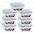 Kit 7 Potes Vidro Hermético 520ml Quality House - Imagem 1