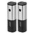 Kit 2 Moedores Elétrico Sal/pimenta Inox Led Pilha Uny Home - Imagem 1