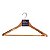 Kit 4 Cabides Executivos Madeira Ombreira Blazers Paramount - Imagem 5