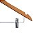 Kit 5 Cabides Madeira Marfim Com Presilhas Paramount - Imagem 5