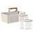 Kit Lavanderia Basico Com Organizador + 2 Dispenser - Imagem 1