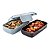 Kit 3 Potes 2 Em 1 Electrolux Lunch Box Easy Open Preto - Imagem 8