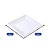 Kit 6 Pratos Quadrado Branco 25cm Em Melamina Profissional - Imagem 6