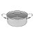 Panela Inox 24cm Antiaderente Cerâmica Tripla Isa Scherer - Imagem 1