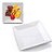 Prato Melamine Branco Quadrado 25 Cm - Imagem 6