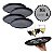 Kit 10 Bandejas Servir Antiderrapante 40cm Paramount - Imagem 3