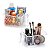 Kit 2 Cestas Organizadoras Com Alça Para Geladeira 23x19x10 - Imagem 1