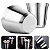 2 Xícaras Café Espresso Copo Pixie Inox Parede Dupla Térmico Inox - Imagem 4