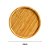 Kit 4 Bandeja Prato 25cm Bambu Ecológico Redondo Multiuso - Imagem 6
