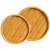 Kit 2 Bandeja Prato 30cm 25cm Bambu Ecológico Multiuso - Imagem 1