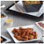 Kit 4 Prato Melamine Branco Quadrado 20 Cm - Imagem 2