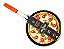 Grelha Para Pizza Grill Perfurada Com Cabo Dobrável Prana - Imagem 3